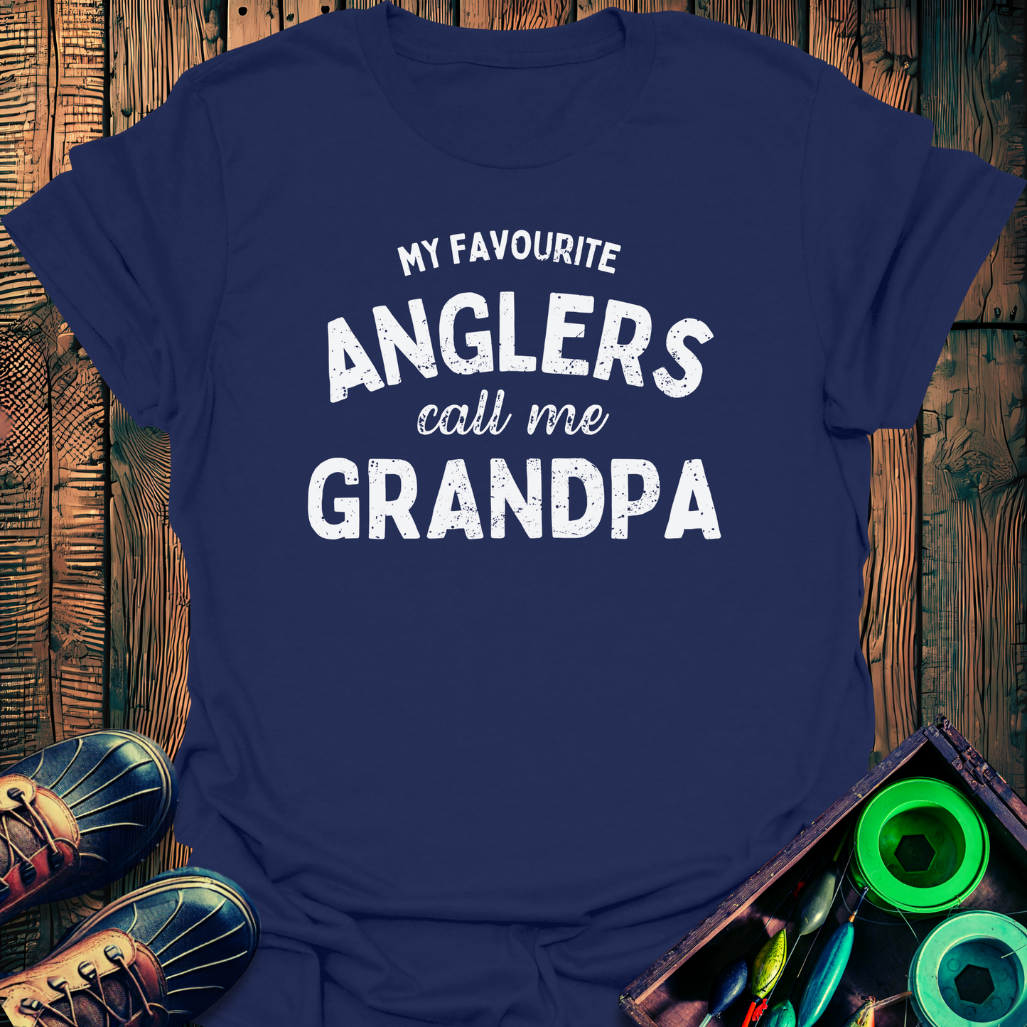 Angler Grandpa T-Shirt