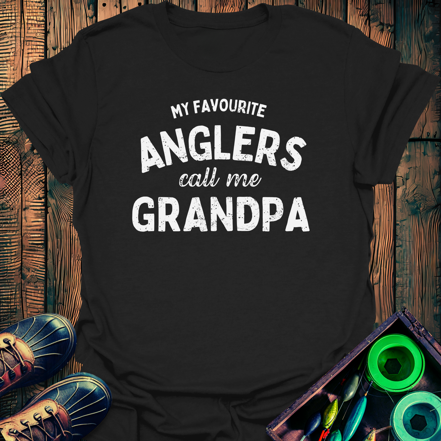 Angler Grandpa T-Shirt