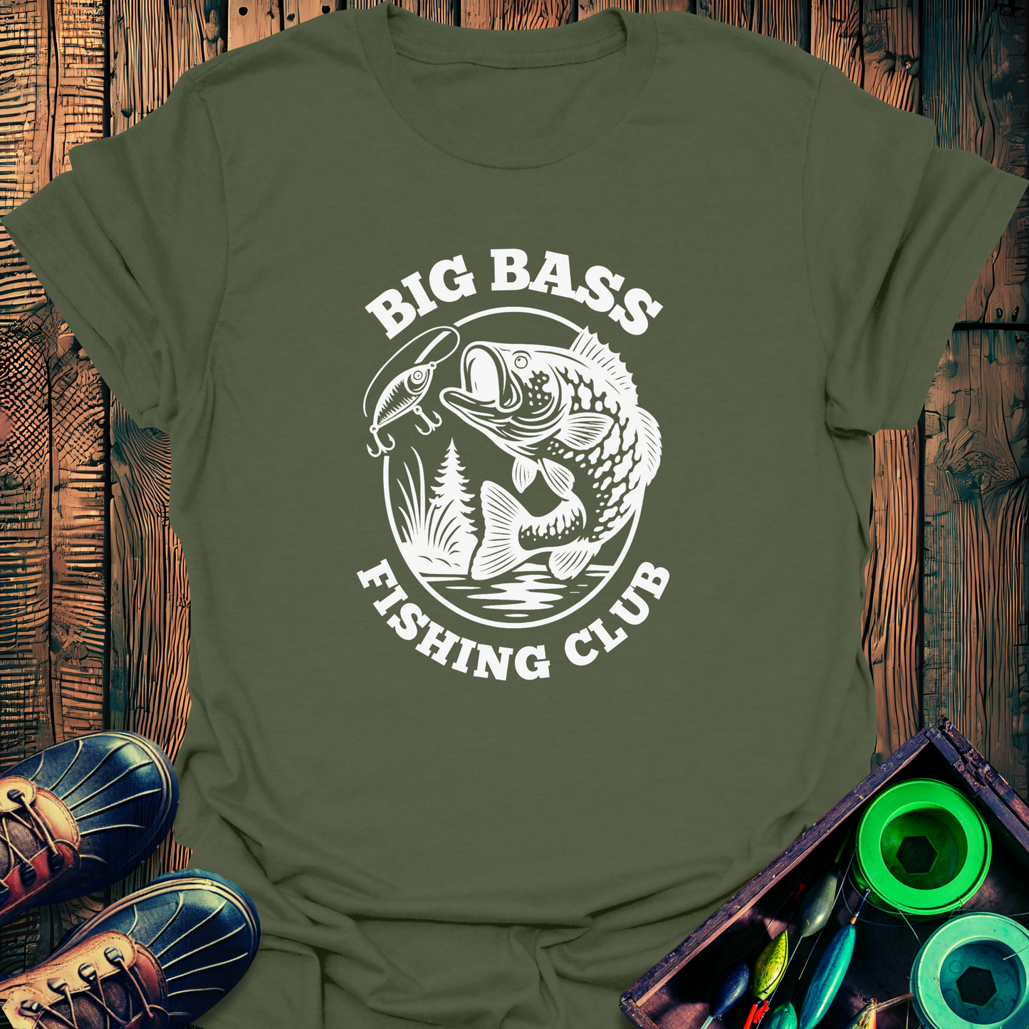 Big Bass Fishing Club T-Shirt