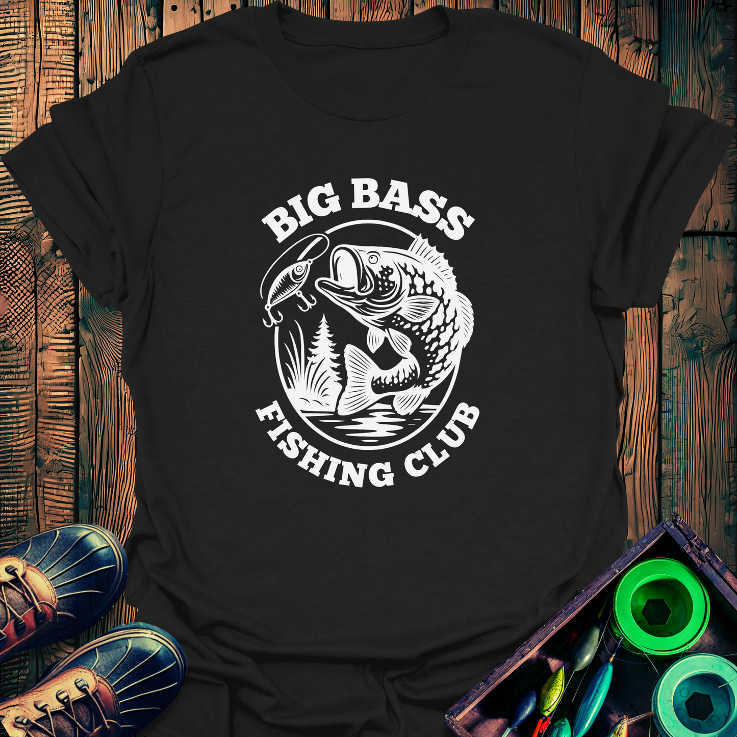 Big Bass Fishing Club T-Shirt