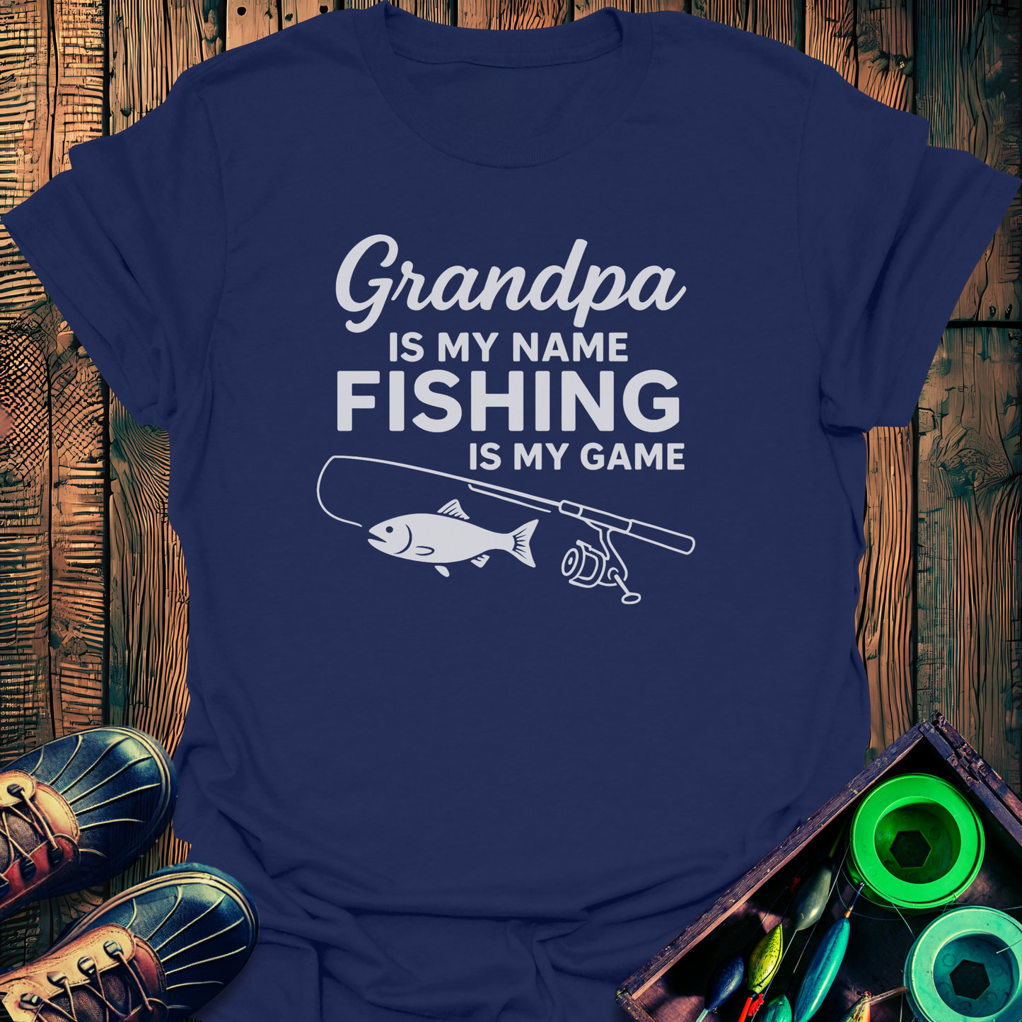 Grandpa Fishing T-Shirt