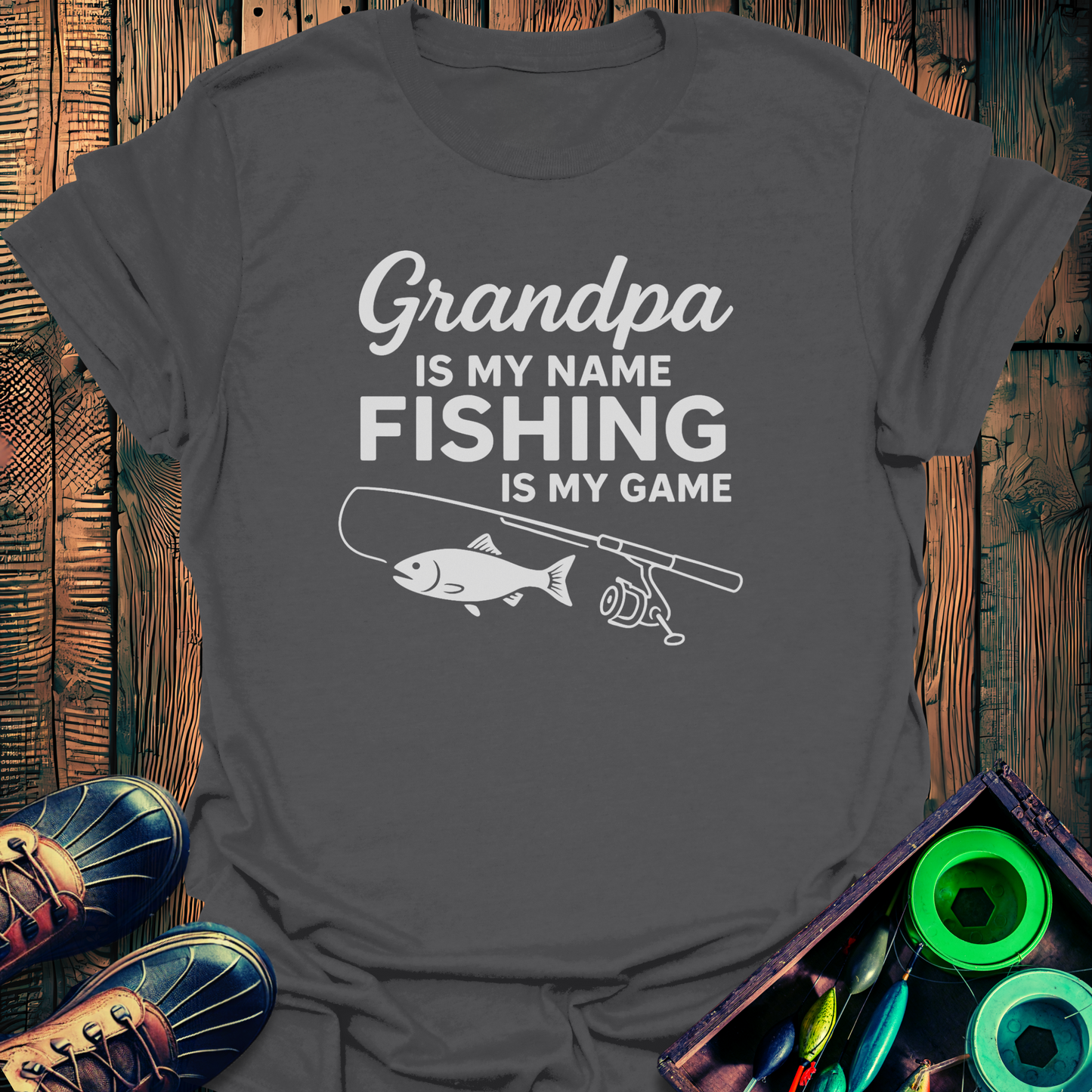 Grandpa Fishing T-Shirt