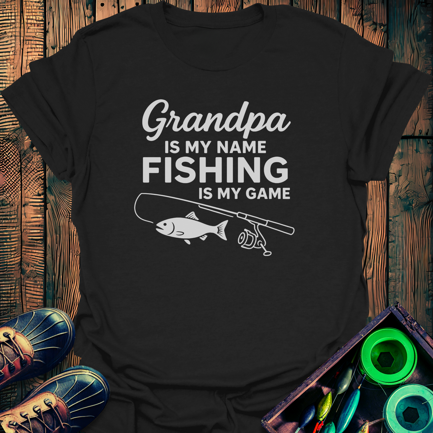 Grandpa Fishing T-Shirt