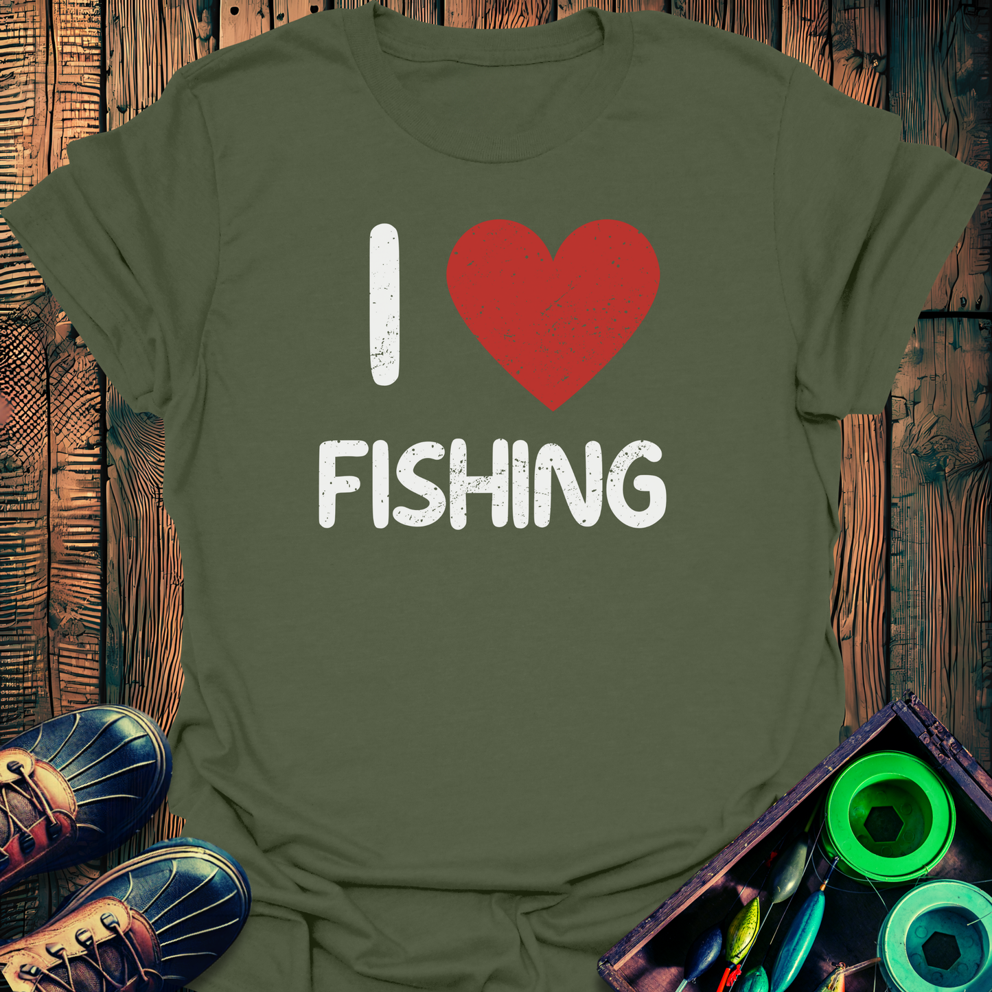 I Love Fishing T-Shirt