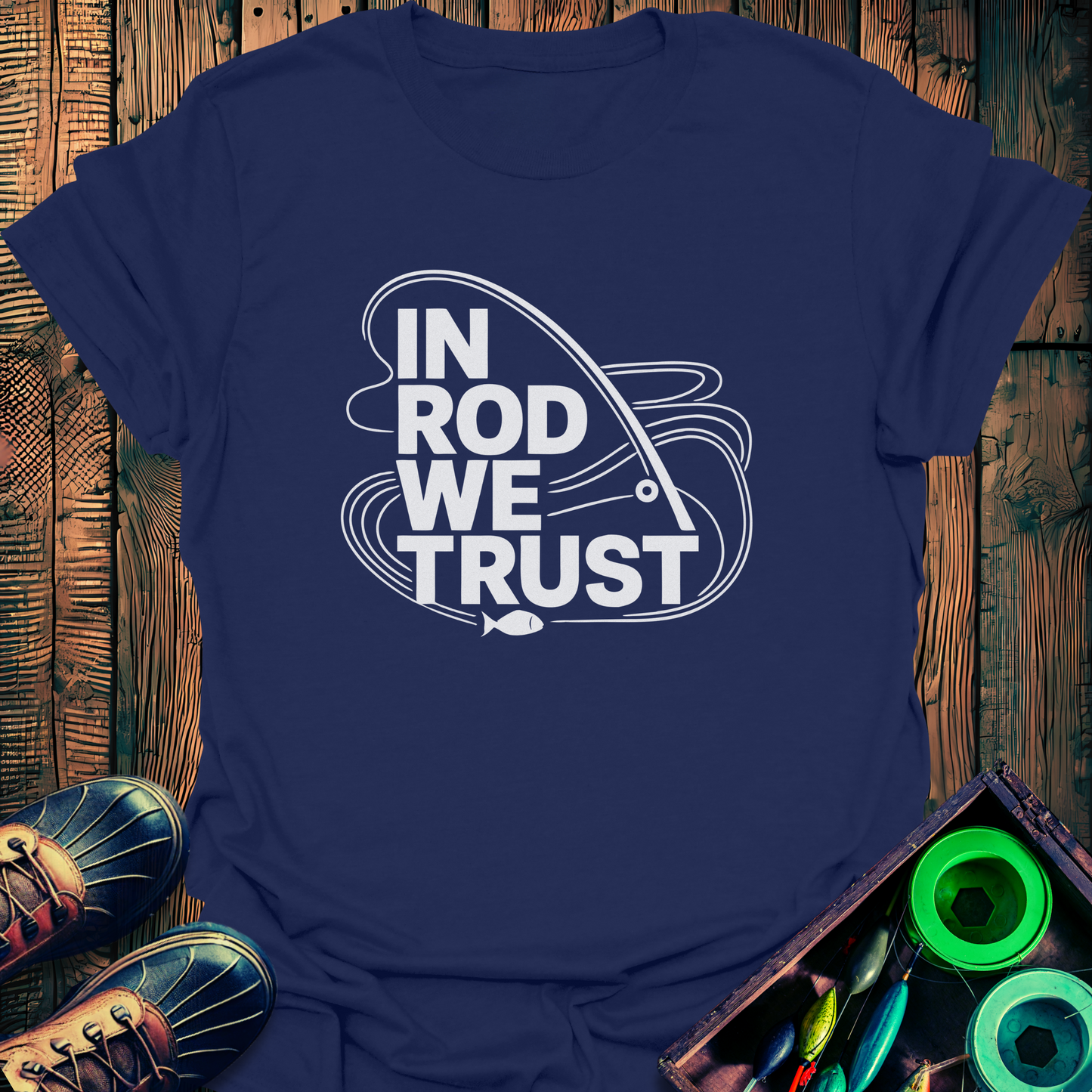 In Rod We Trust T-Shirt