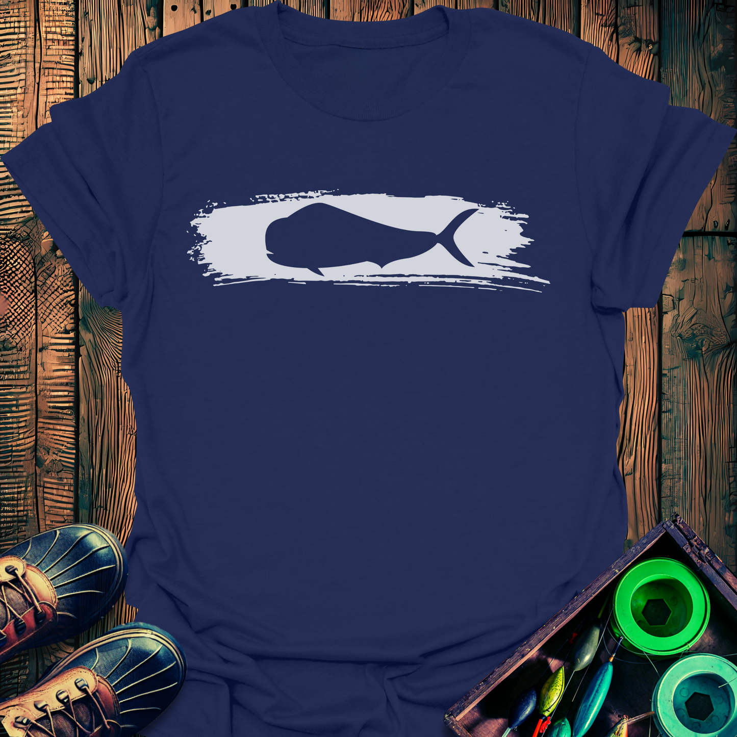 Mahi Mahi Brush T-Shirt
