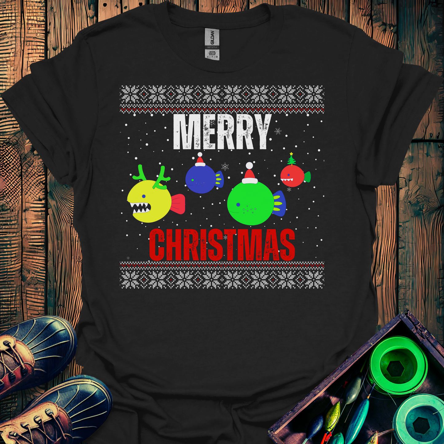 Merry Xmas Fish T-Shirt