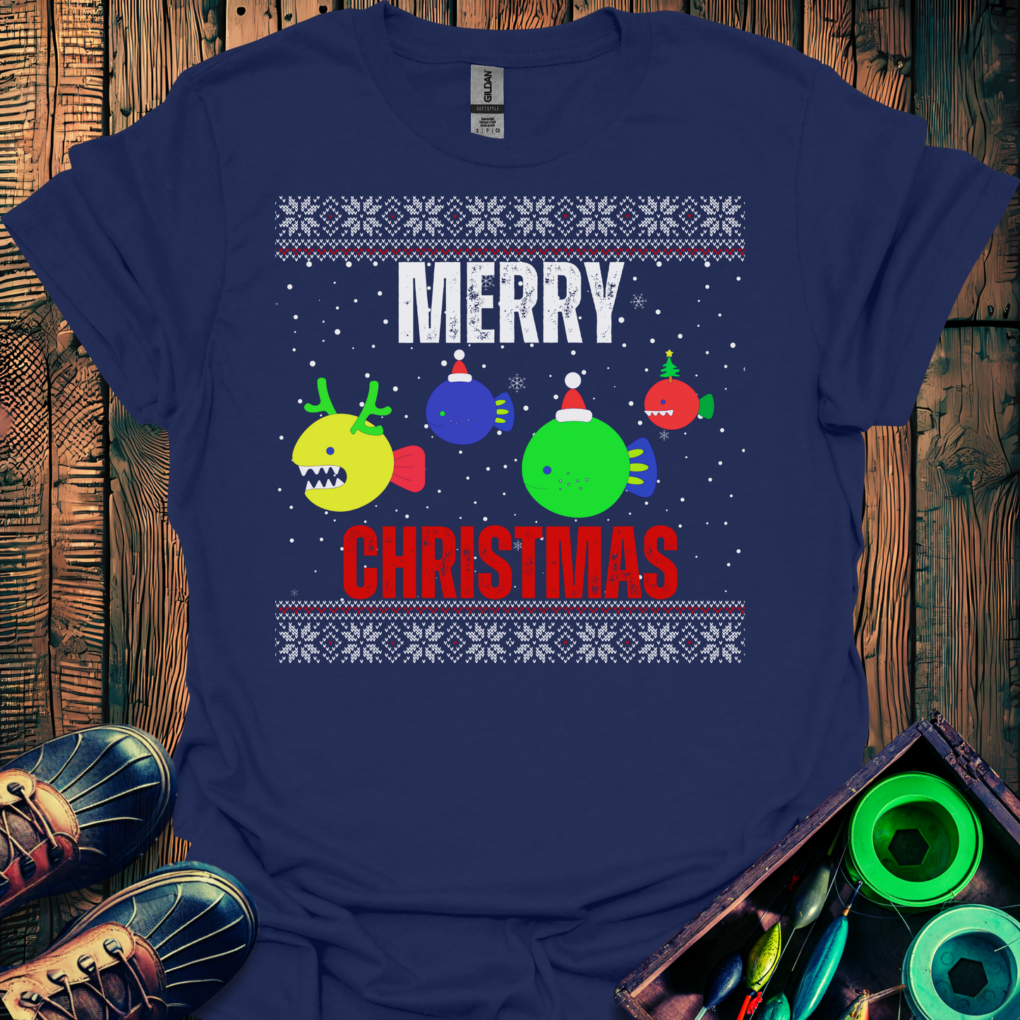 Merry Xmas Fish T-Shirt