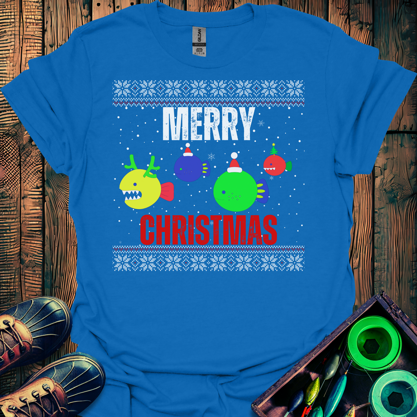 Merry Xmas Fish T-Shirt