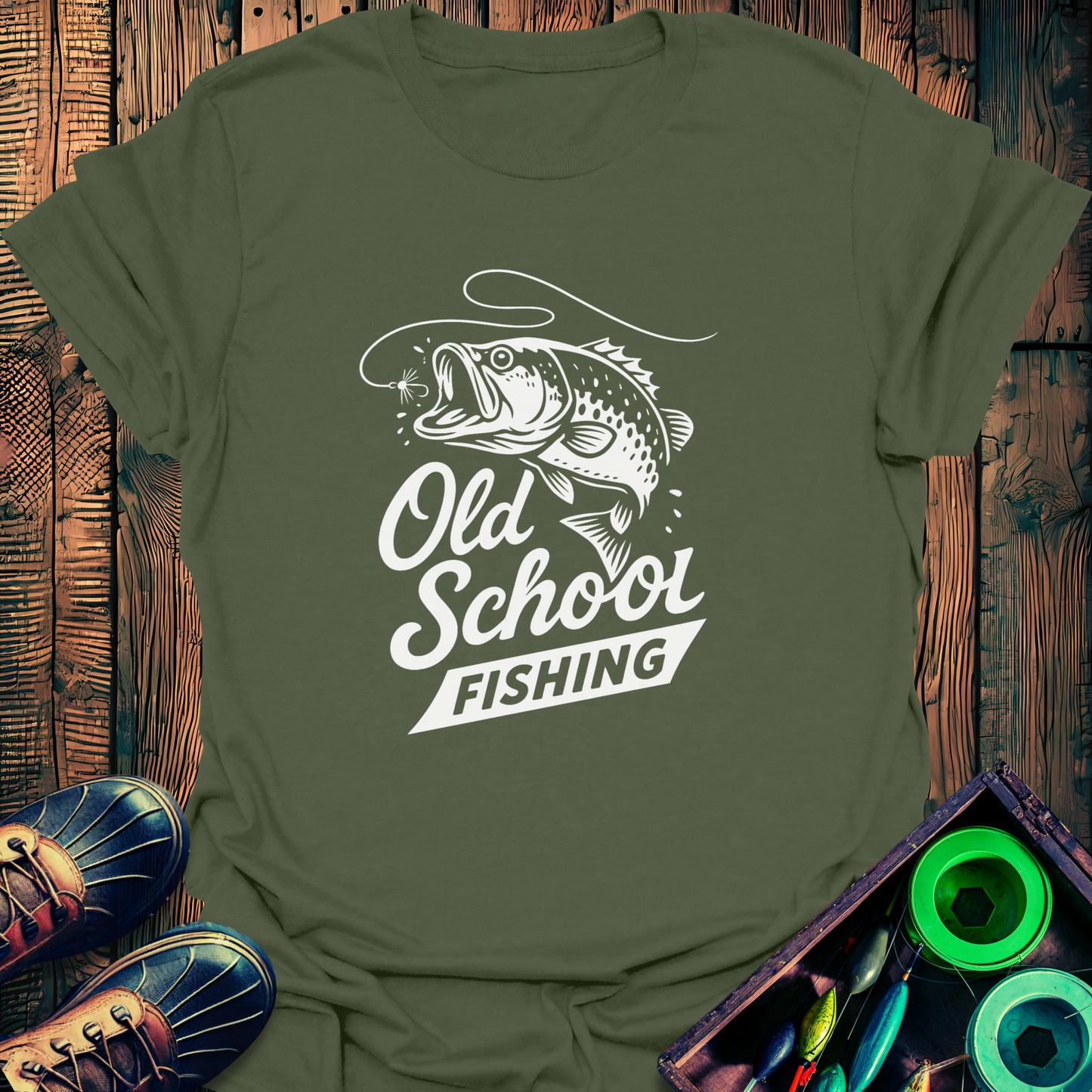Old School Fishing T-Shirt