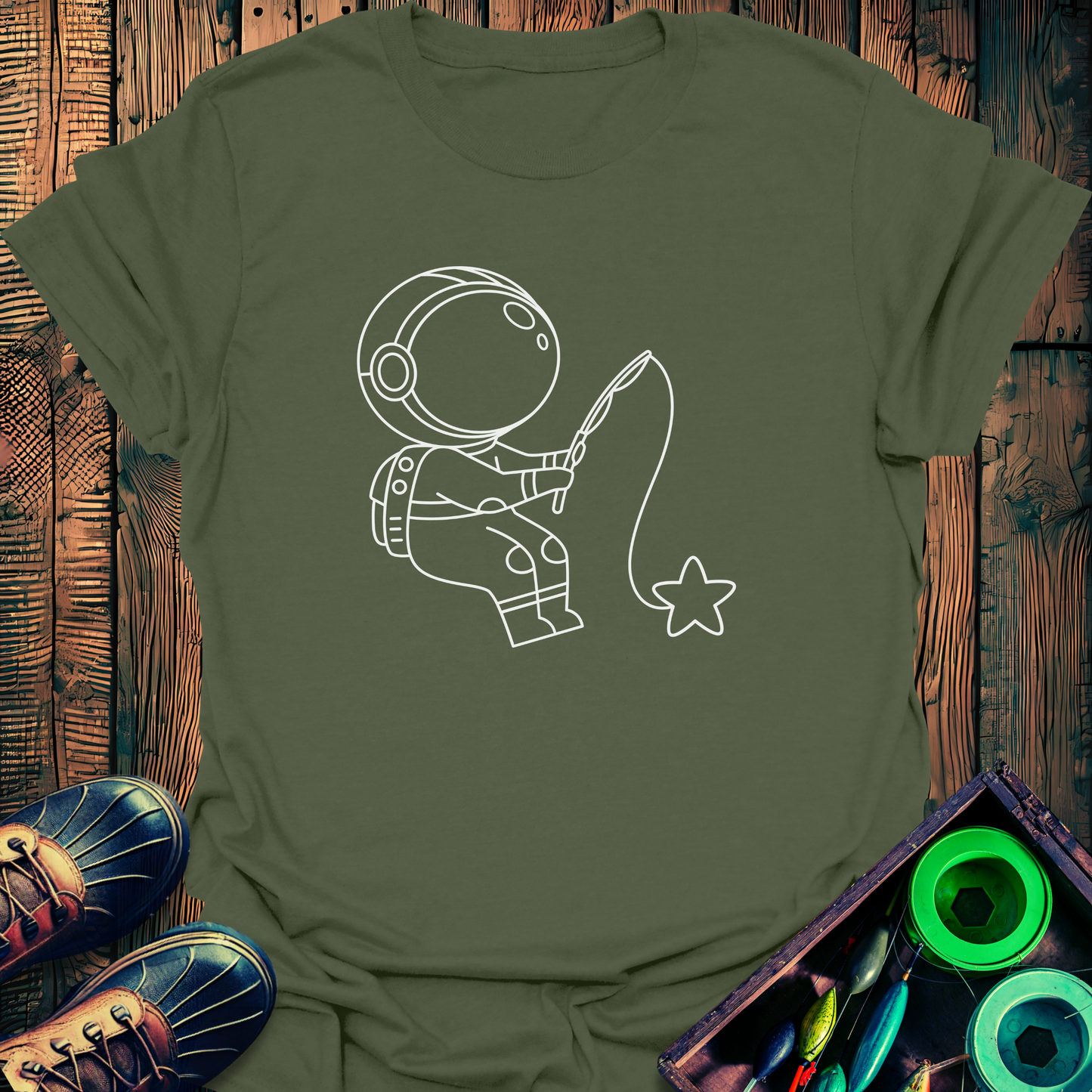 Astronaut Angler T-Shirt