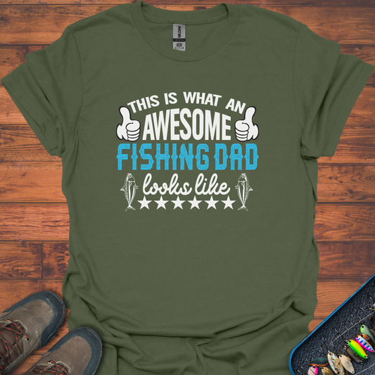 Awesome Fishing Dad T-Shirt