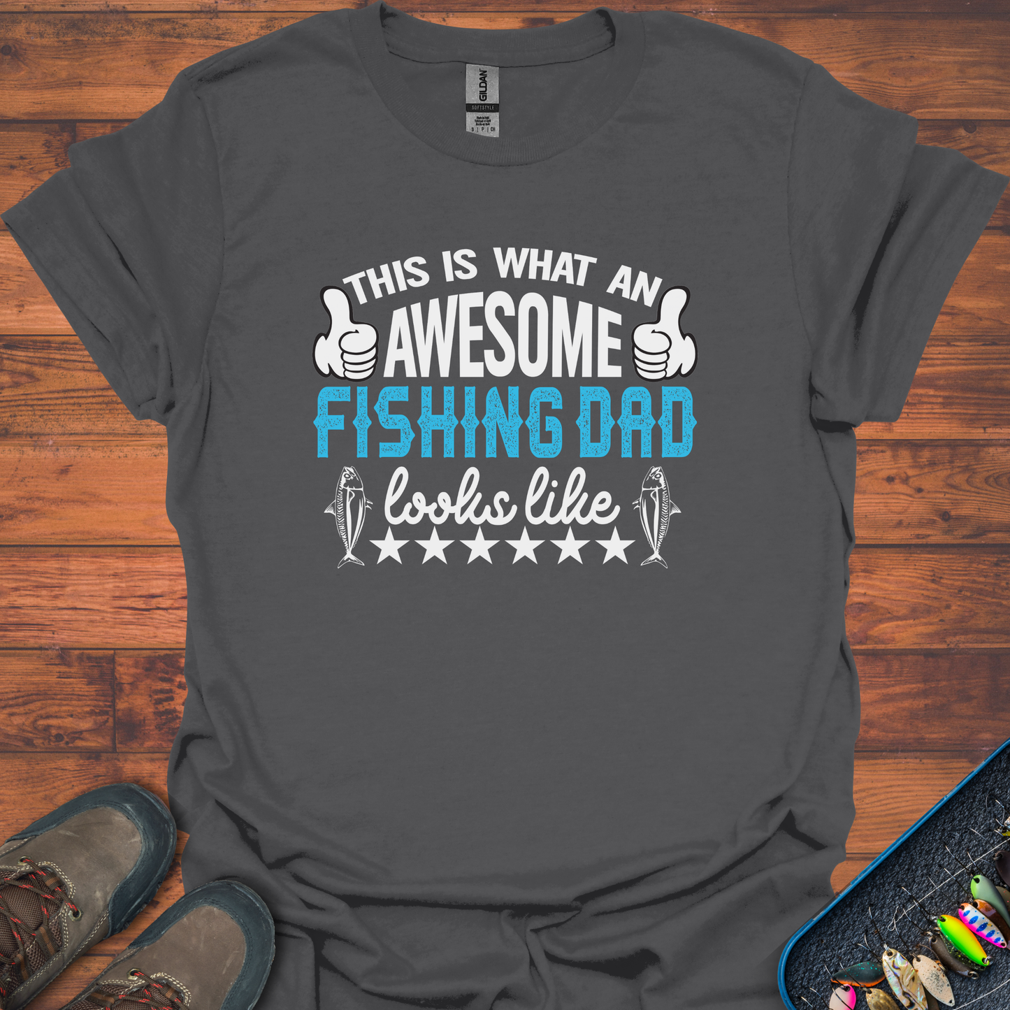 Awesome Fishing Dad T-Shirt