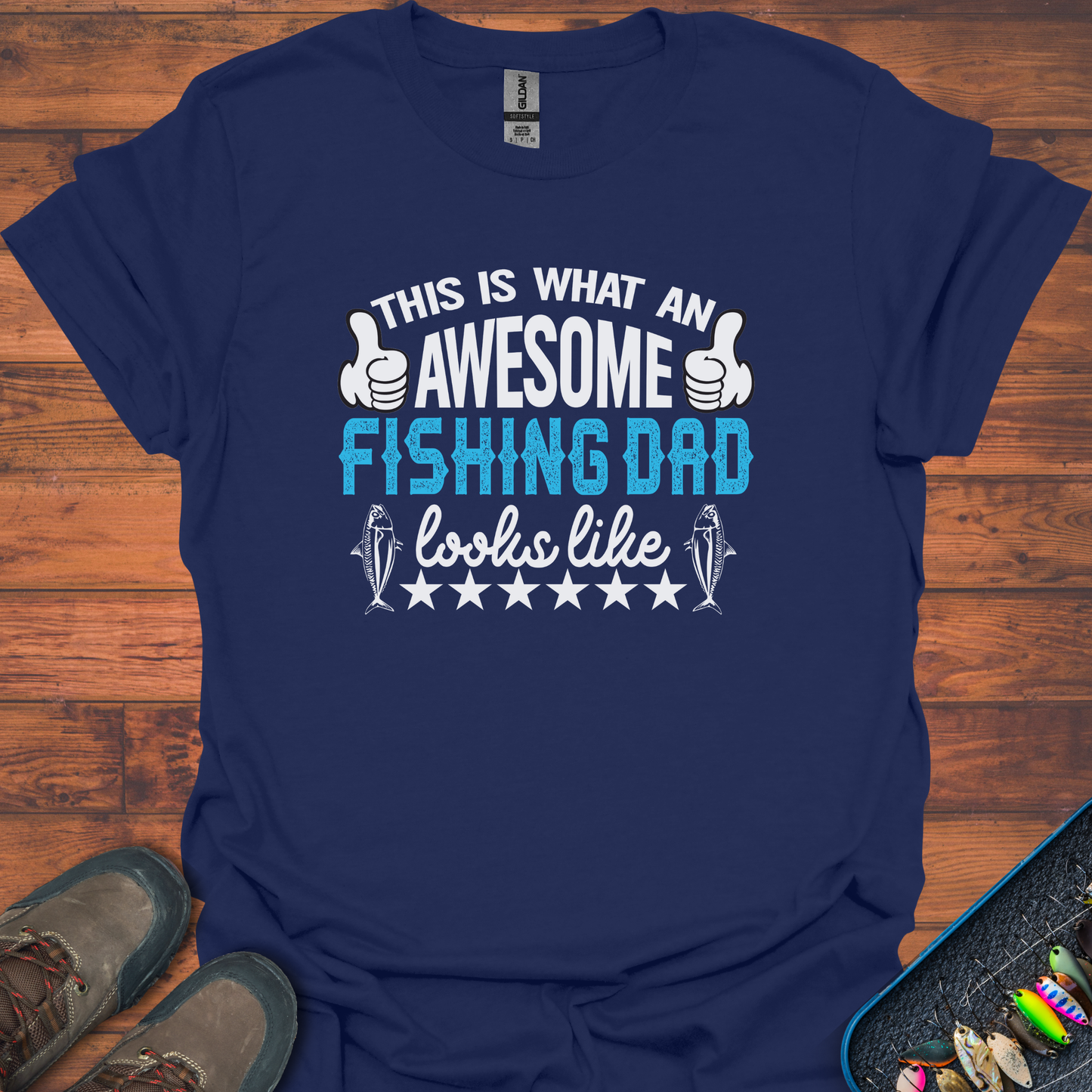 Awesome Fishing Dad T-Shirt