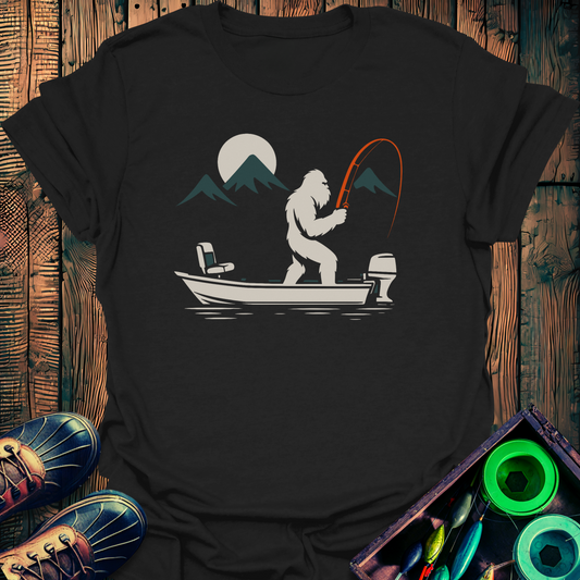 Bigfoot Fishing T-Shirt