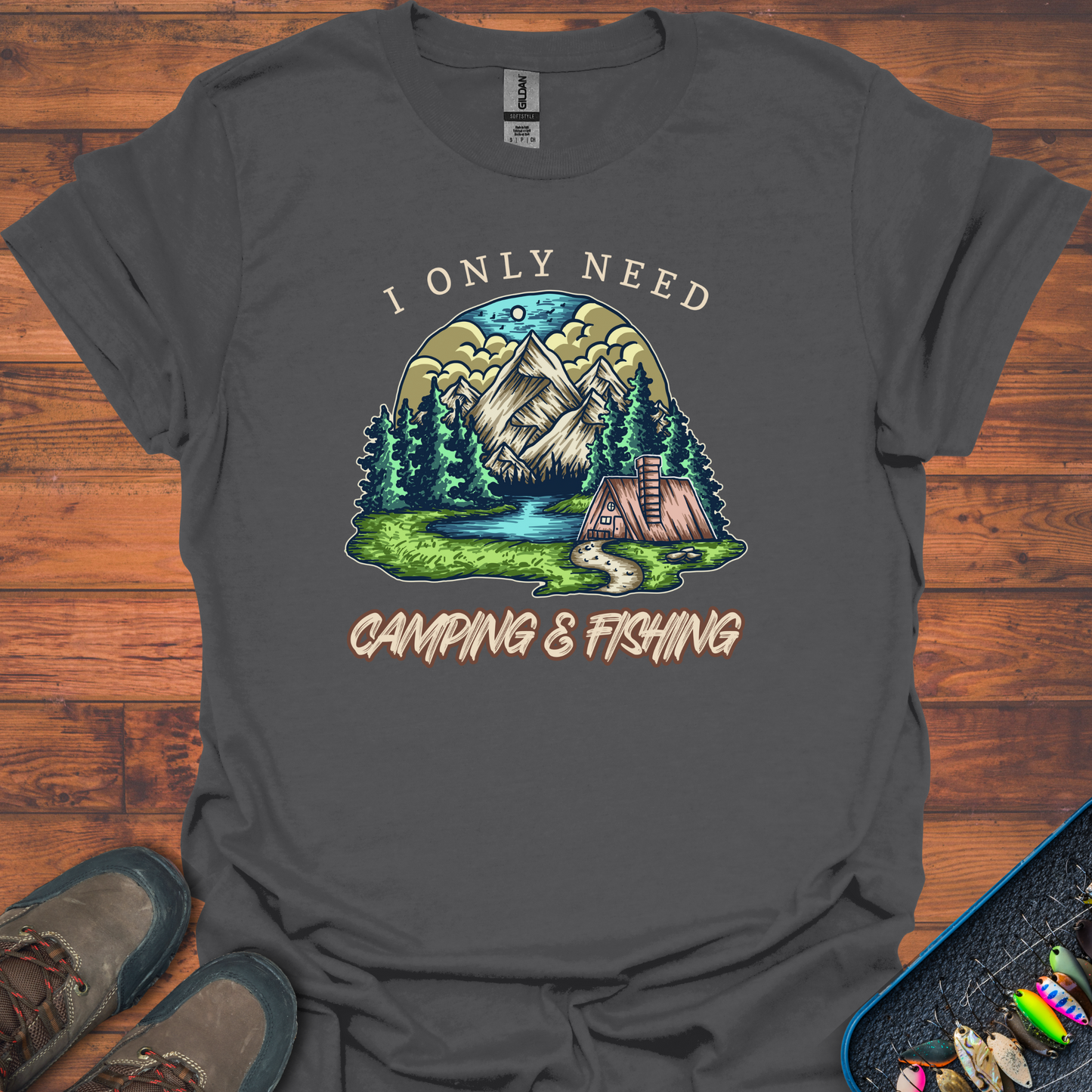 Camping & Fishing T-Shirt