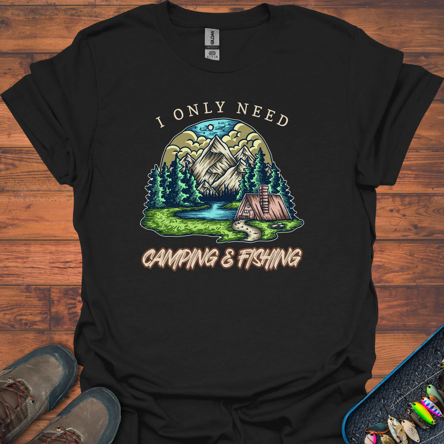 Camping & Fishing T-Shirt