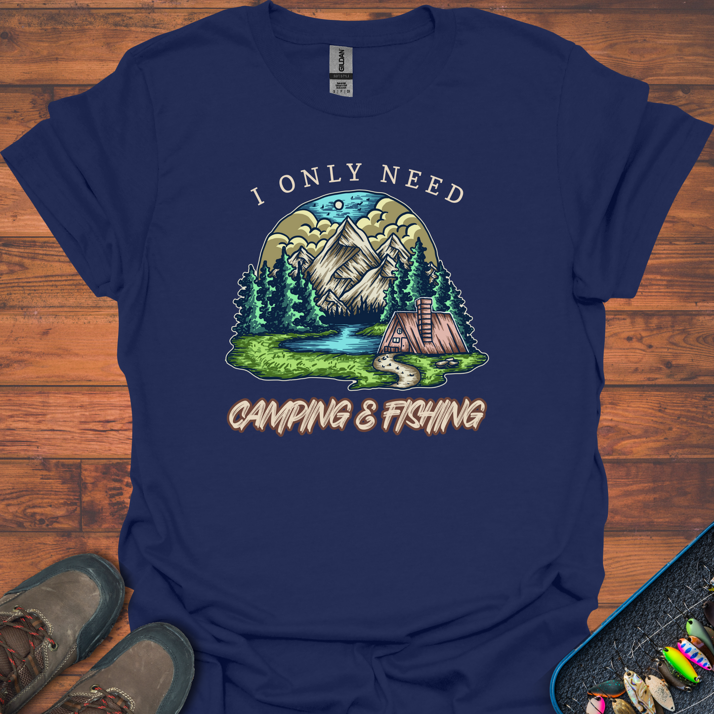 Camping & Fishing T-Shirt