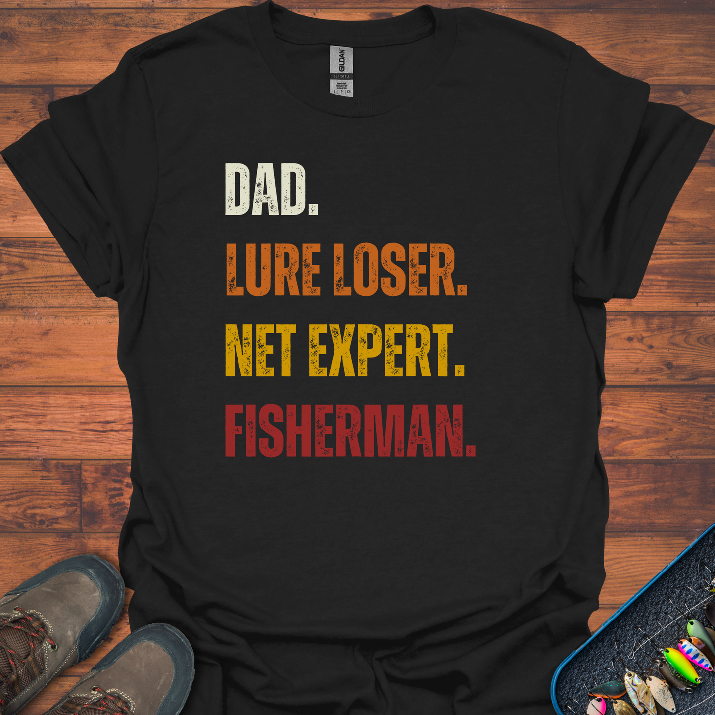 Dad, Net Expert, Fisherman T-Shirt