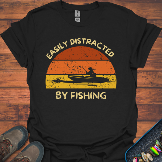 Easily Distracted By Fishing T-Shirt