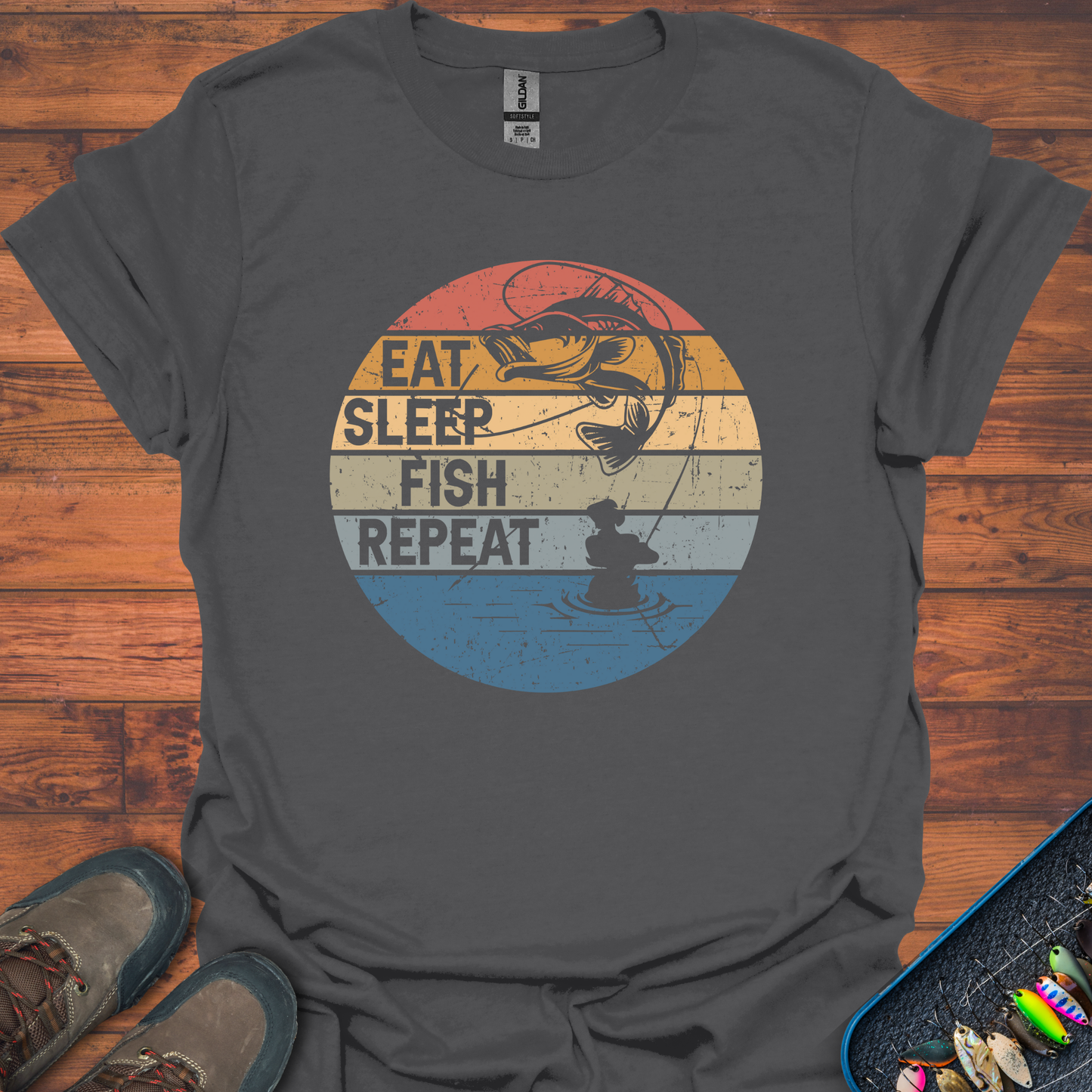 Eat, Sleep, Fish And Repeat T-Shirt