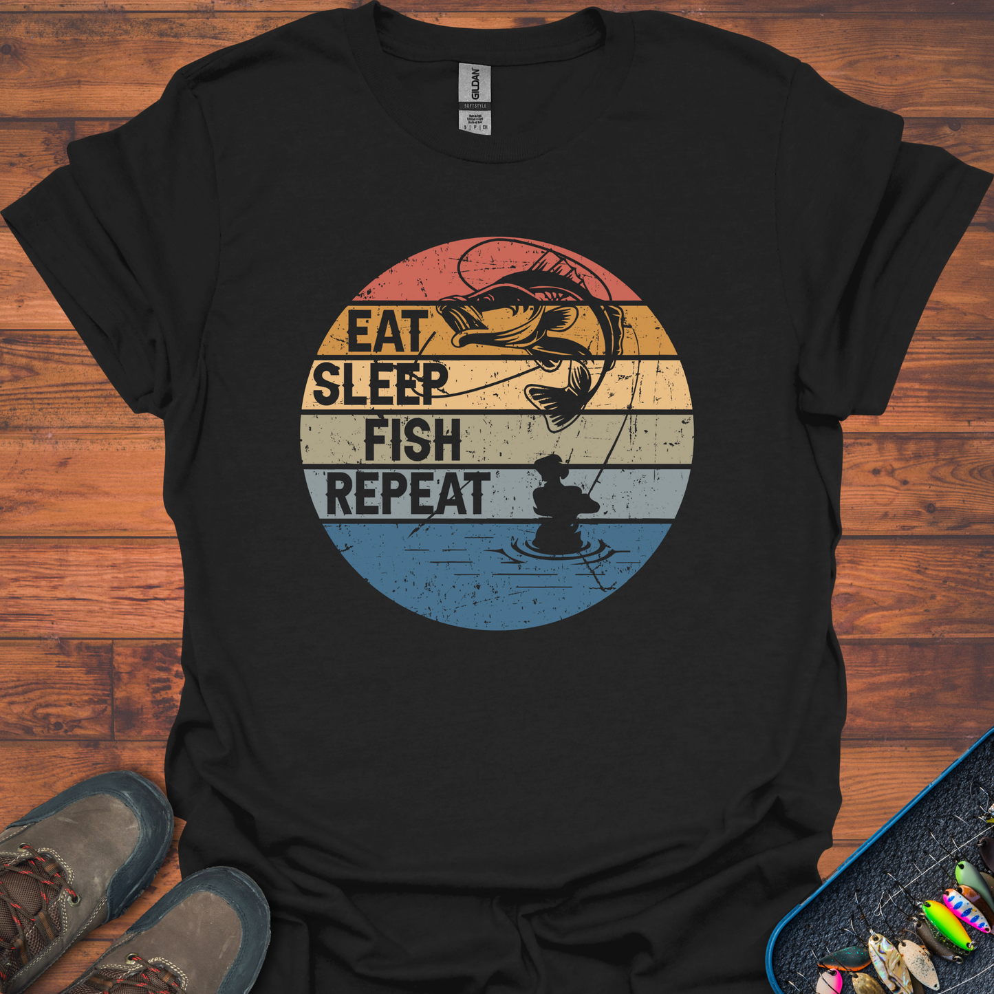 Eat, Sleep, Fish And Repeat T-Shirt