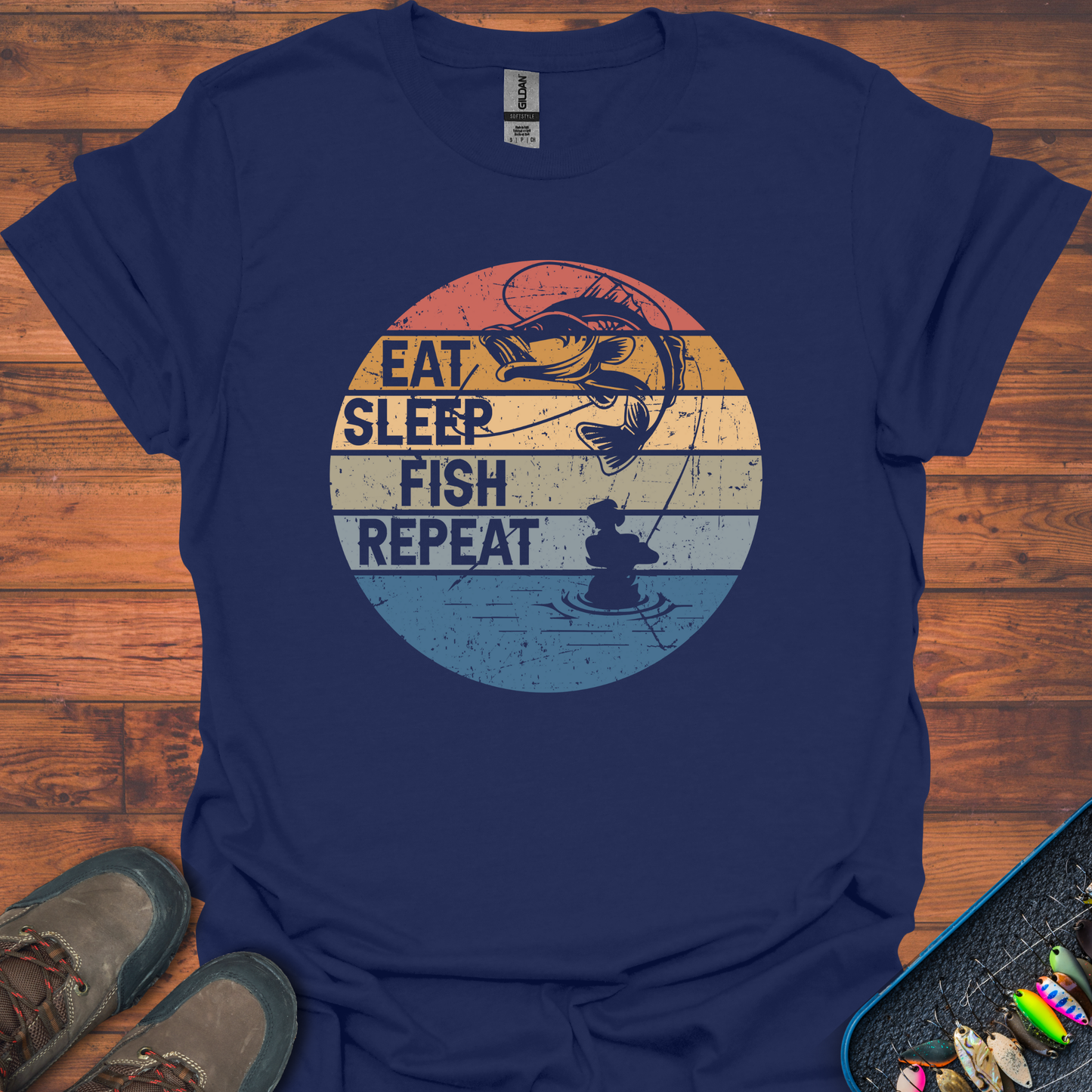 Eat, Sleep, Fish And Repeat T-Shirt