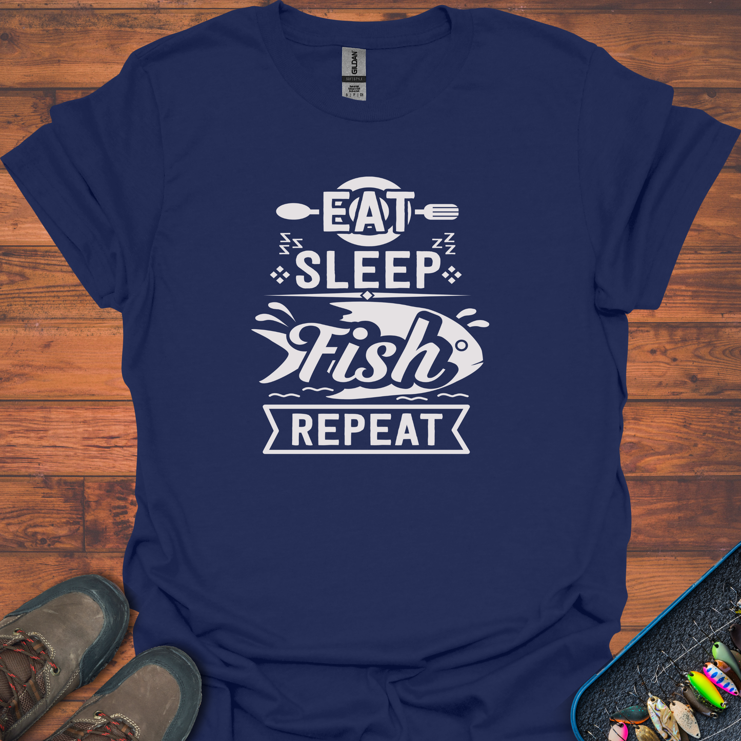 Eat, Sleep, Fish, Repeat T-Shirt