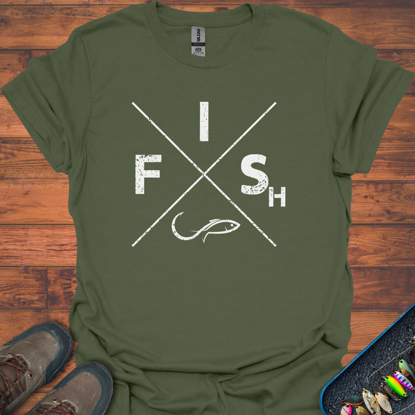 Fish Cross T-Shirt