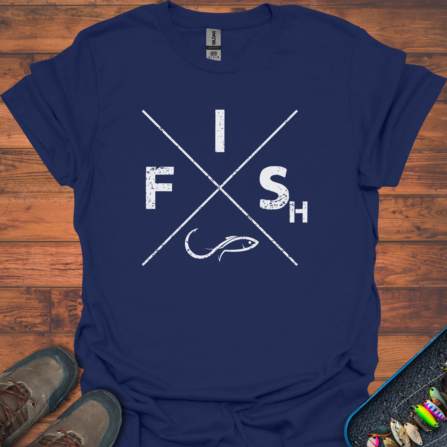 Fish Cross T-Shirt