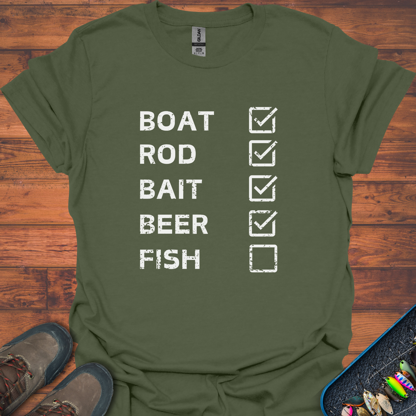 Fishing Checklist T-Shirt