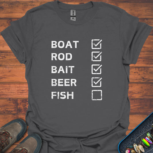 Fishing Checklist T-Shirt