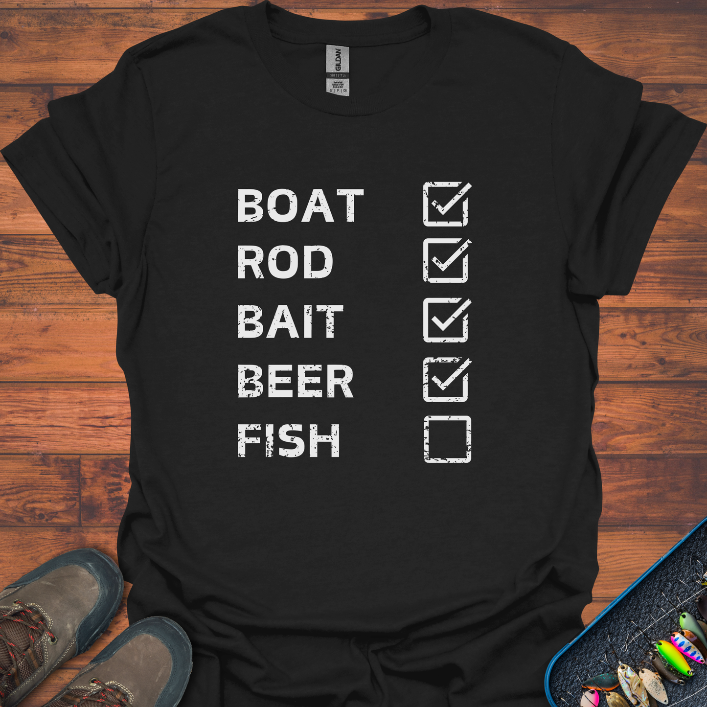 Fishing Checklist T-Shirt