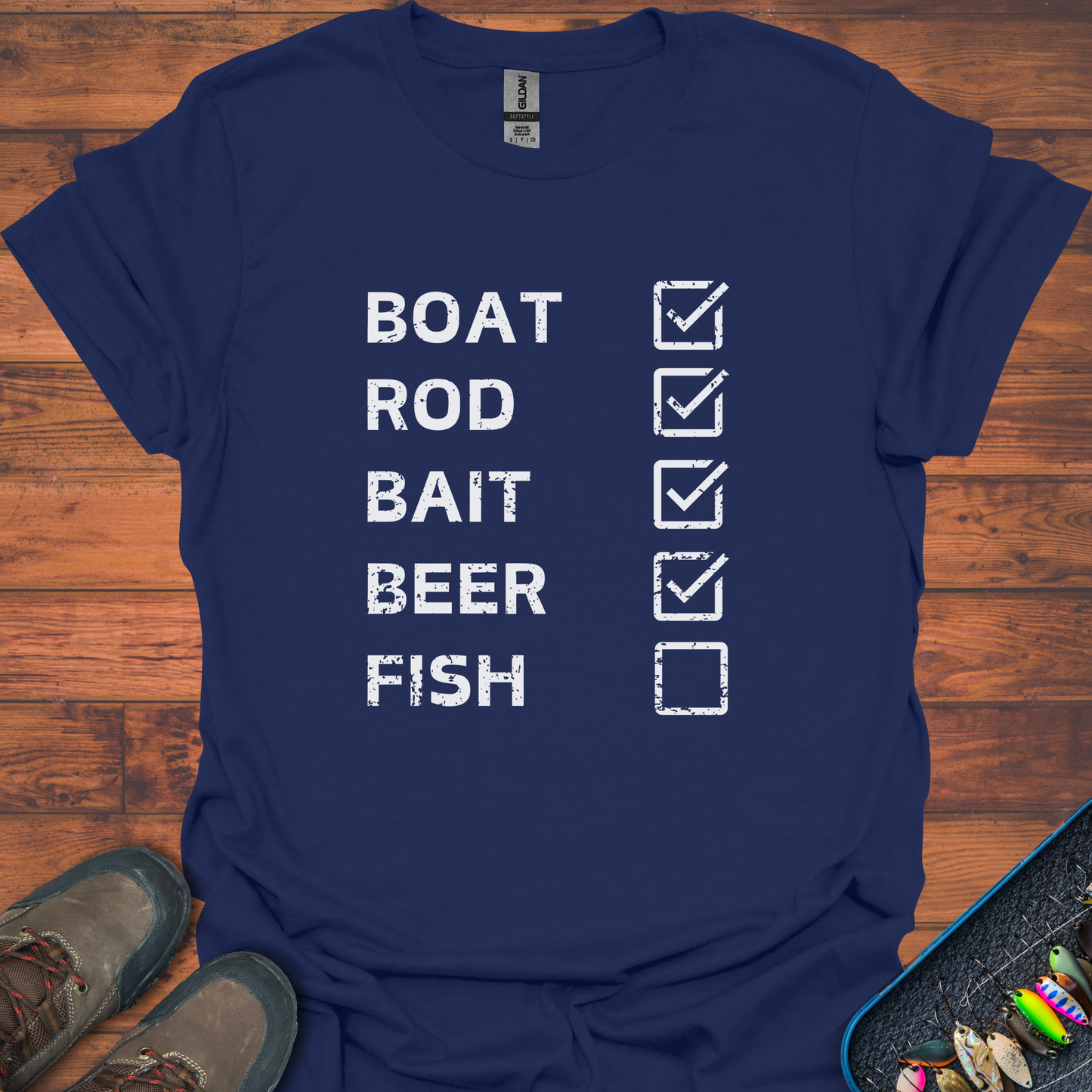 Fishing Checklist T-Shirt