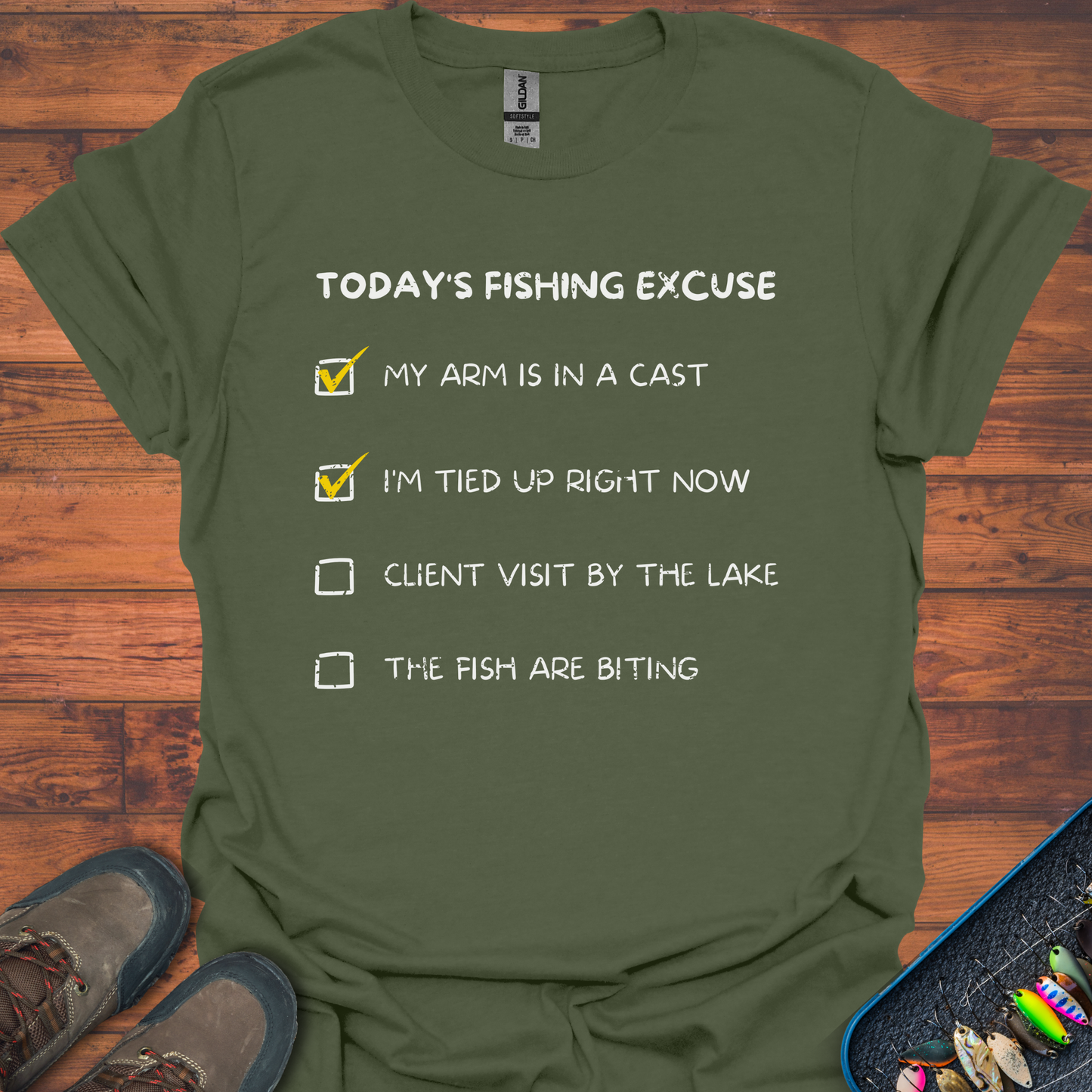 Todays Fishing Excuse T-Shirt