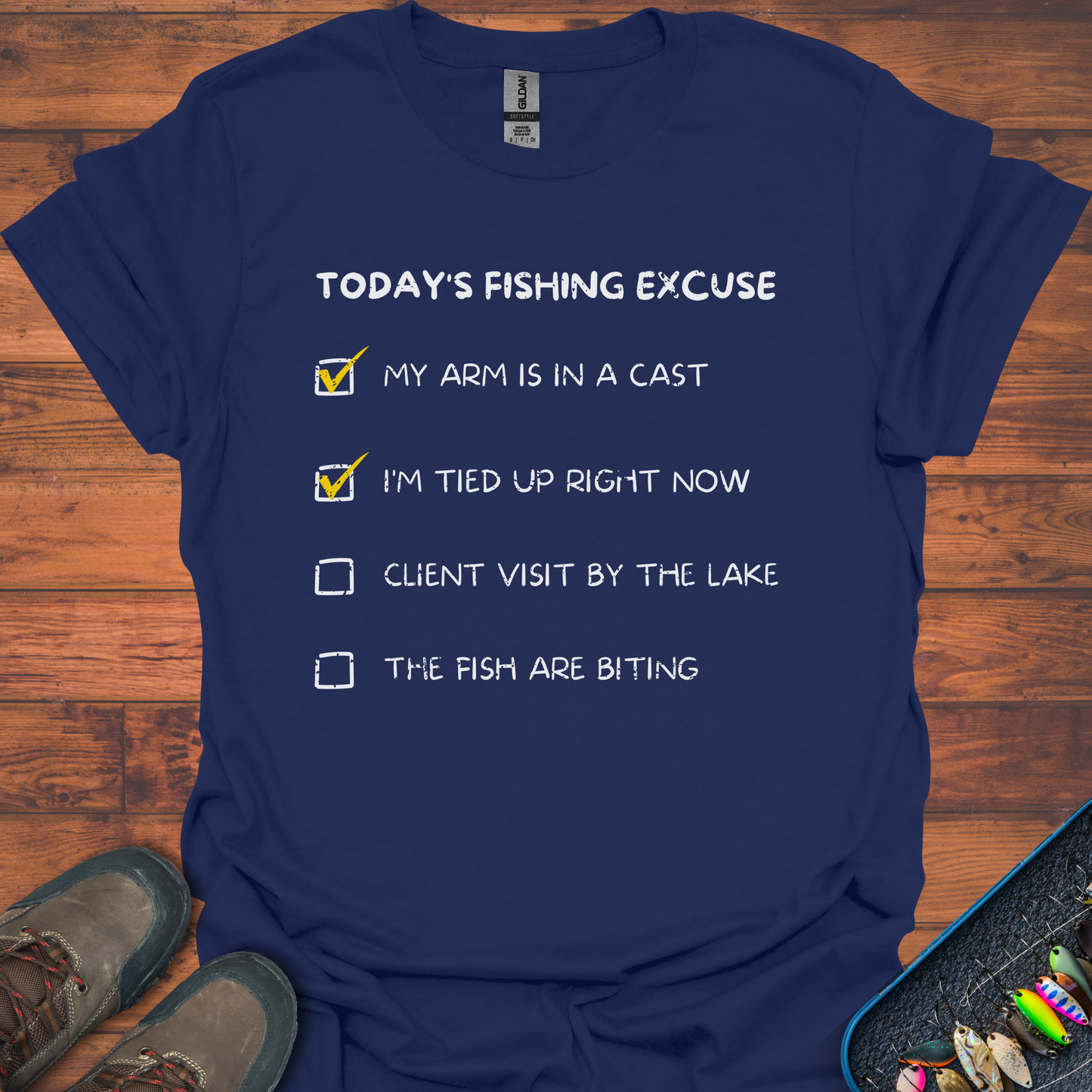 Todays Fishing Excuse T-Shirt