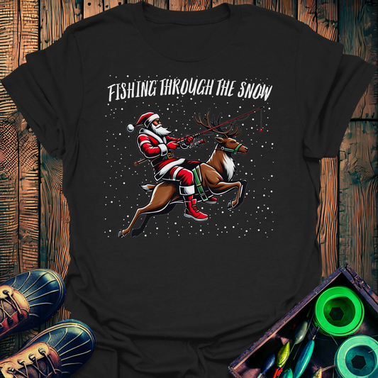 Fishing Snow T-Shirt