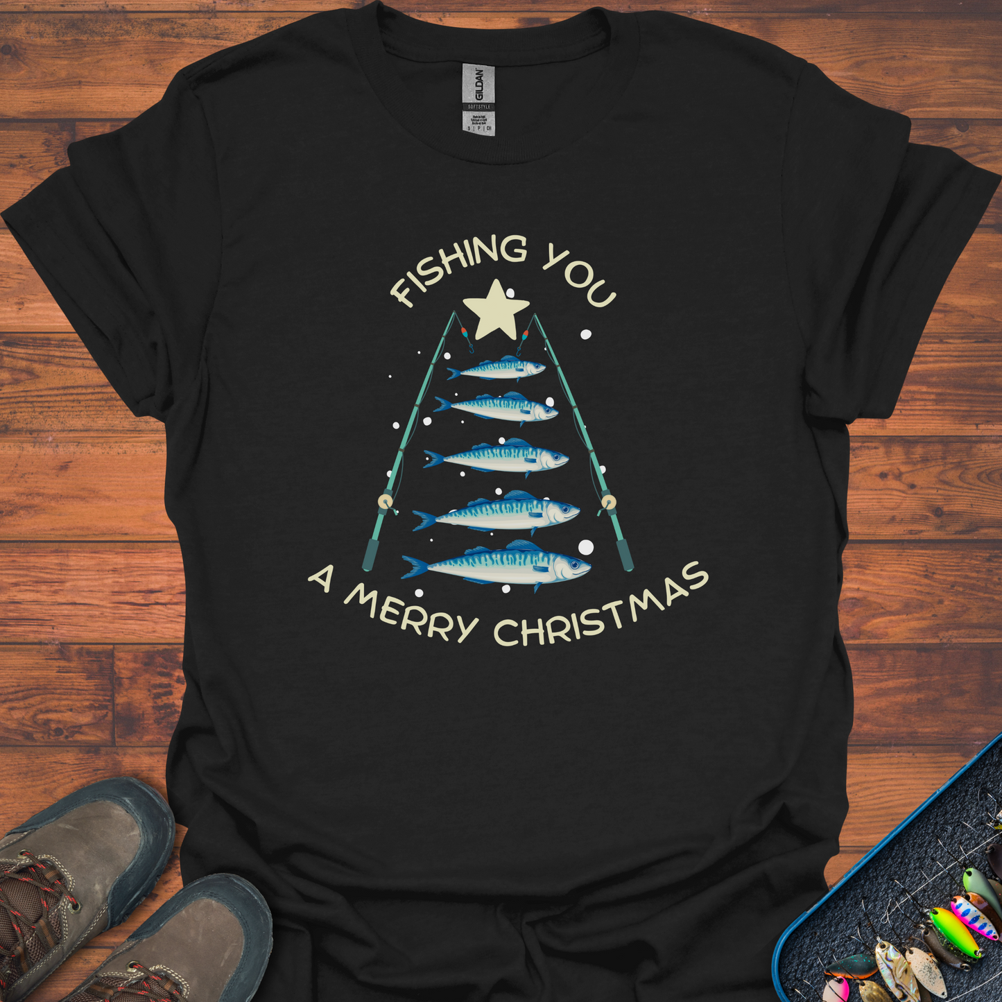 Christmas Fish Tree T-Shirt