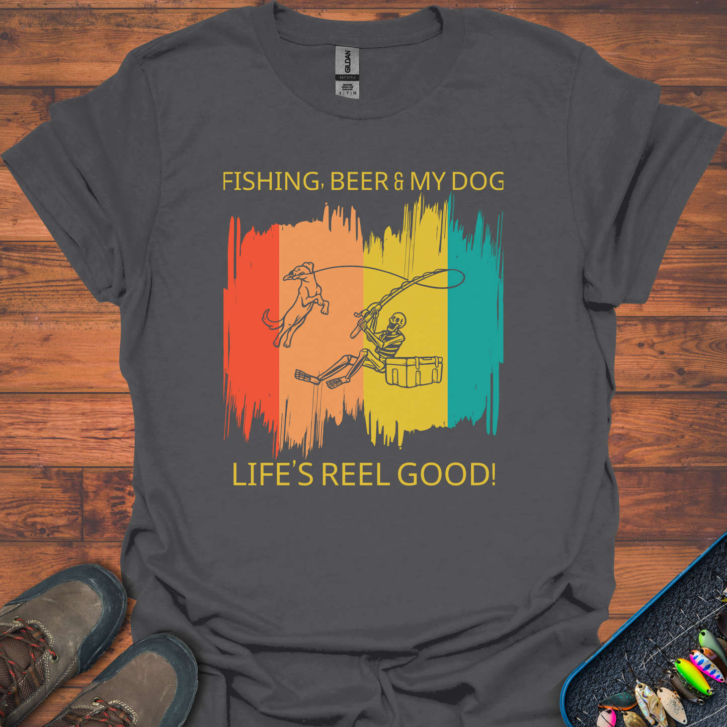 Fishing, Beer & My Dog T-Shirt