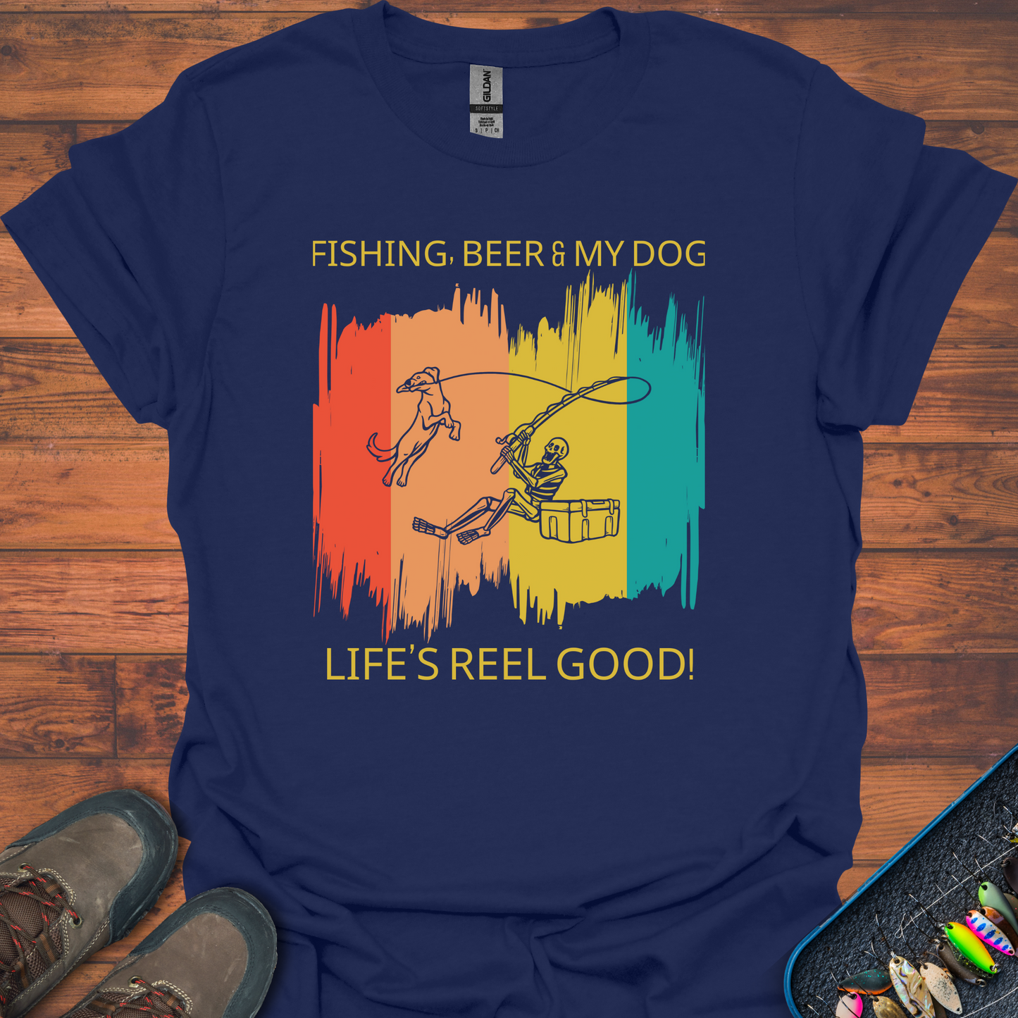 Fishing, Beer & My Dog T-Shirt