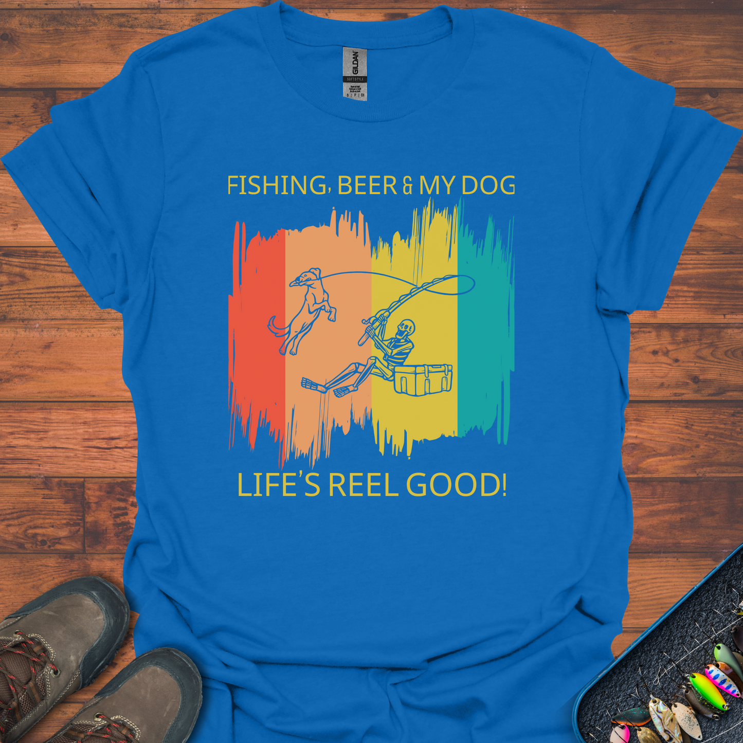 Fishing, Beer & My Dog T-Shirt