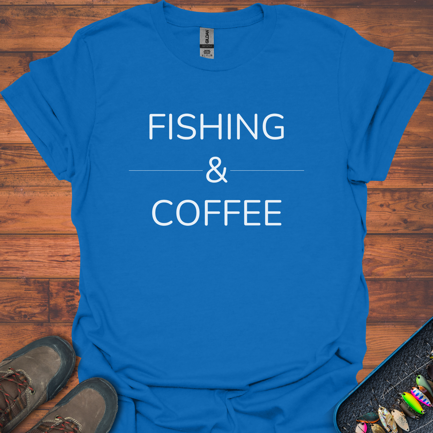 Fishing & Coffee T-Shirt