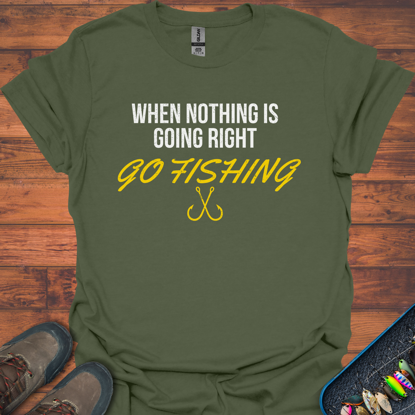 Just Go Fishing T-Shirt