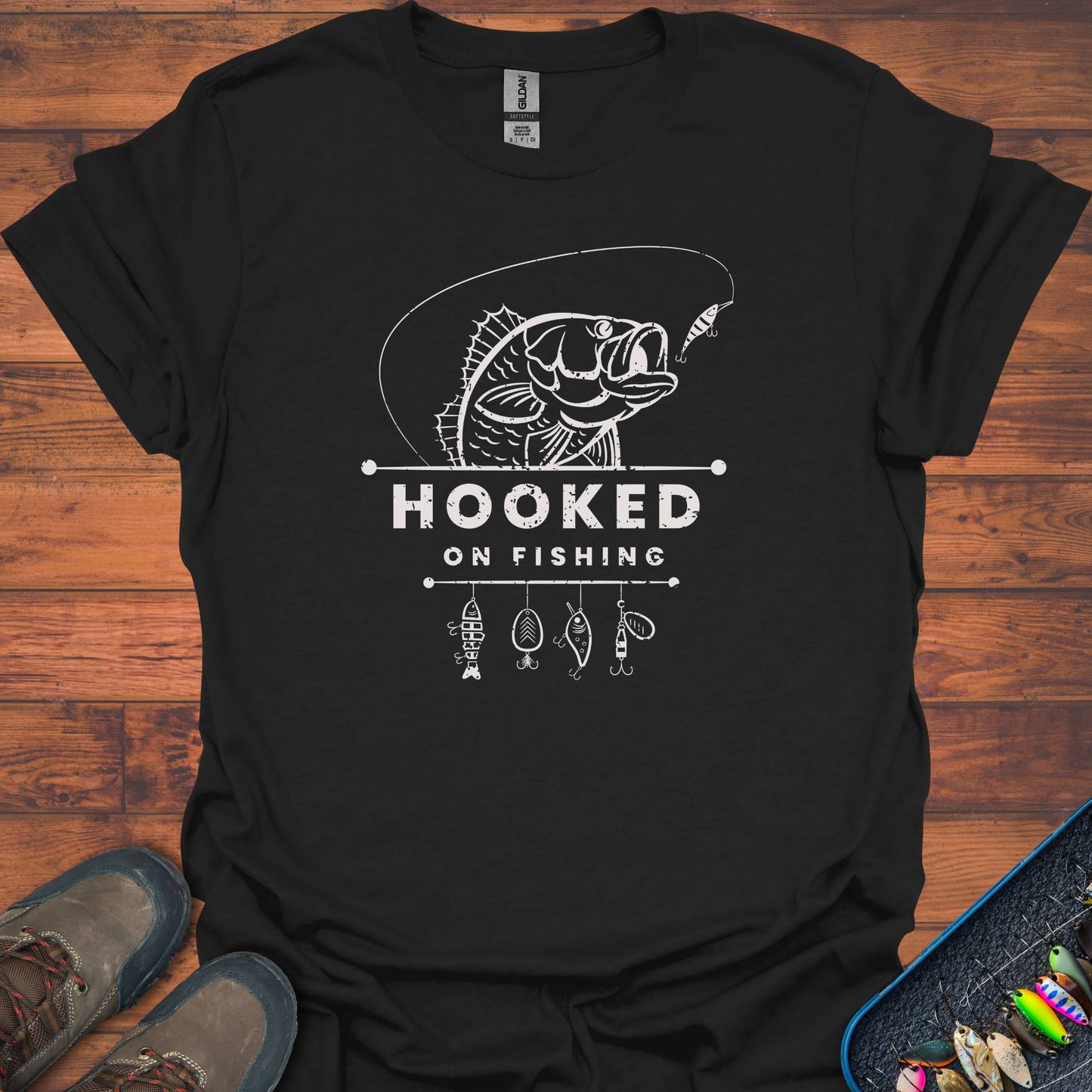 Hooked On Fishing T-Shirt