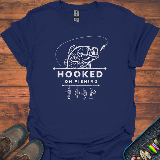 Hooked On Fishing T-Shirt