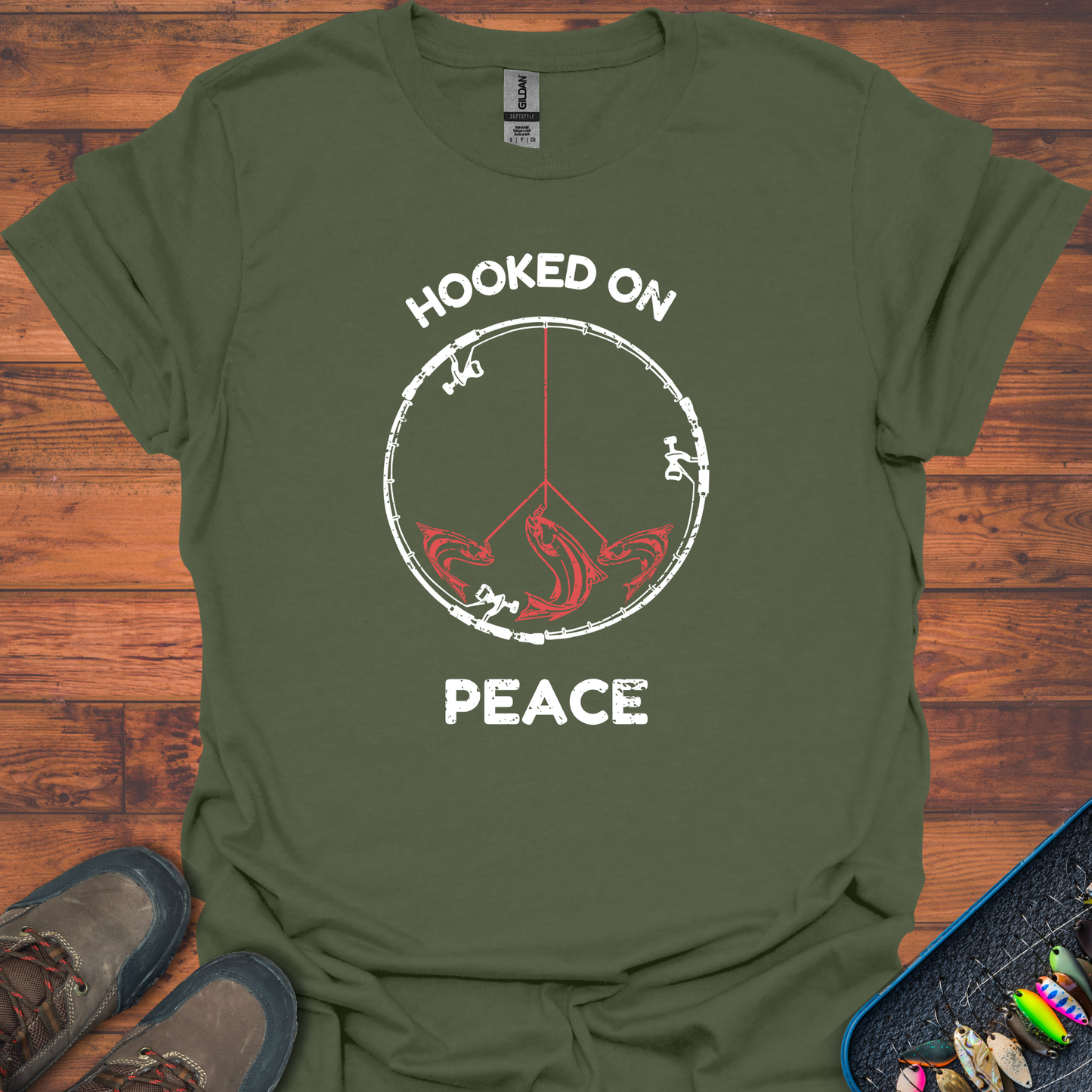 Hooked On Peace T-Shirt