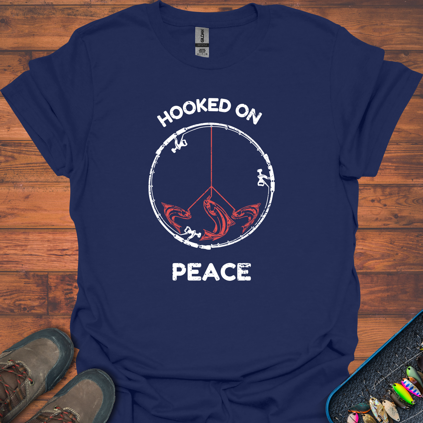 Hooked On Peace T-Shirt