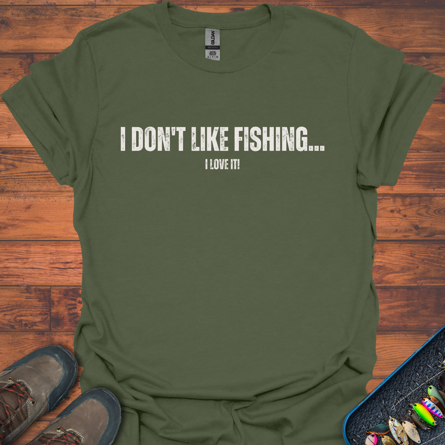 I Don't Like Fishing T-Shirt