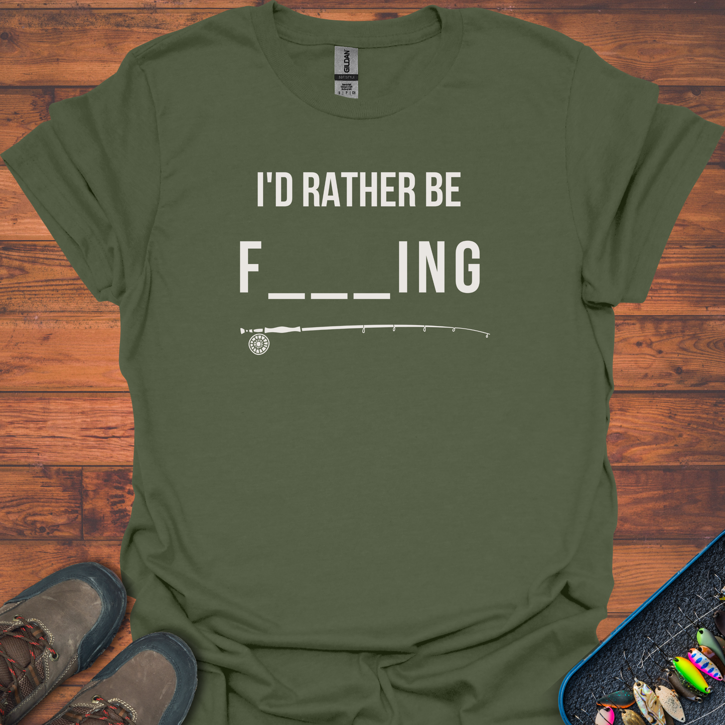 I'd Rather Be Fishing T-Shirt