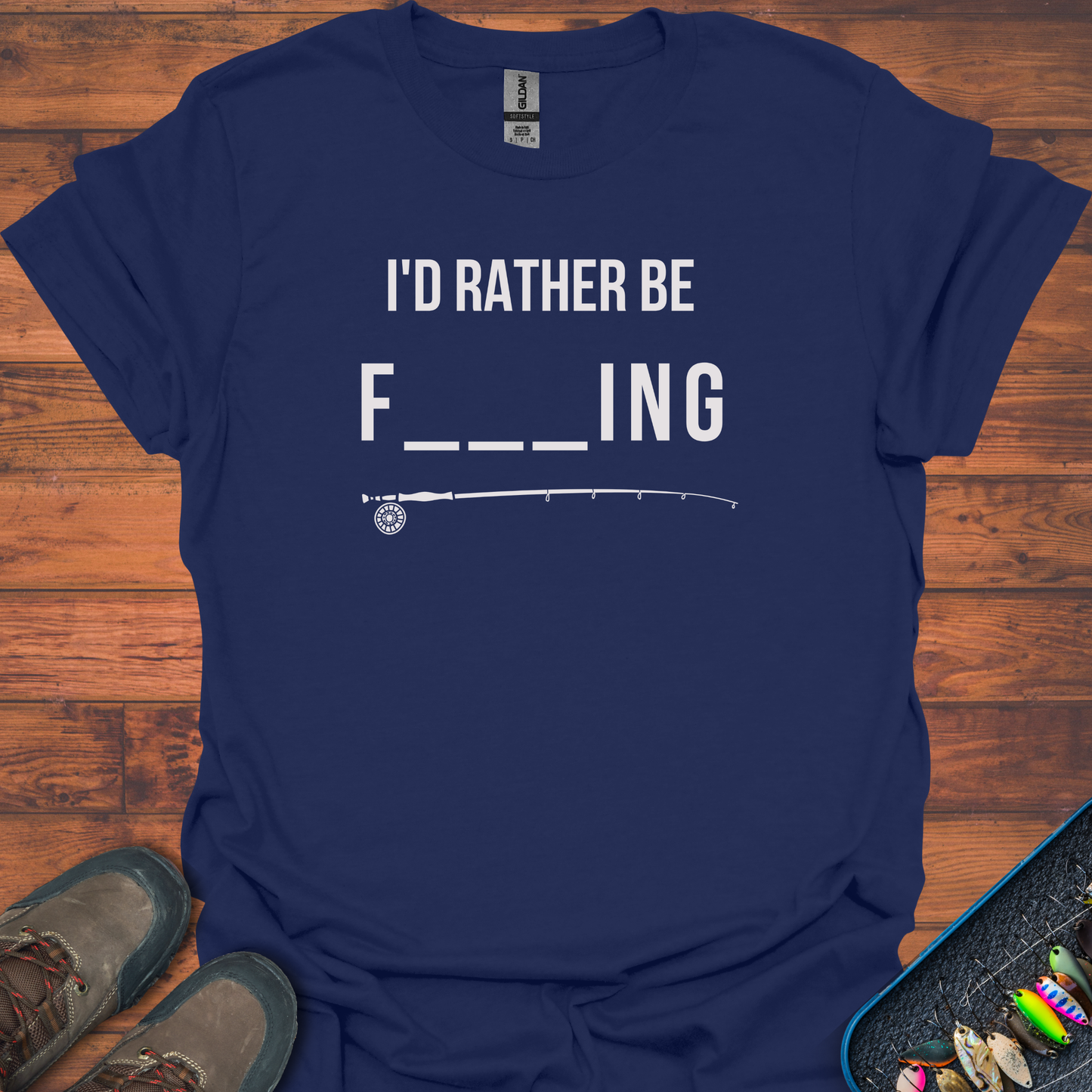 I'd Rather Be Fishing T-Shirt